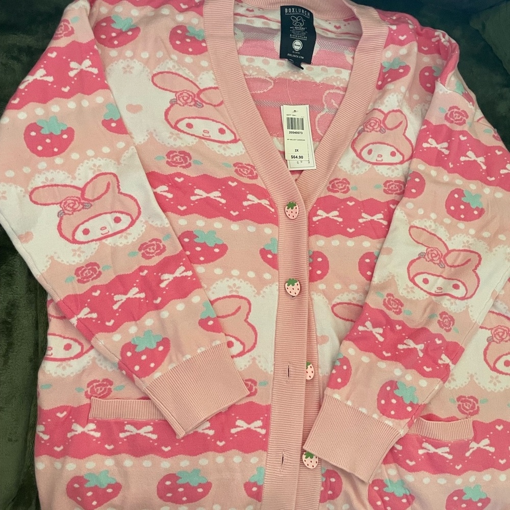 Sanrio My Melody Strawberry Cardigan